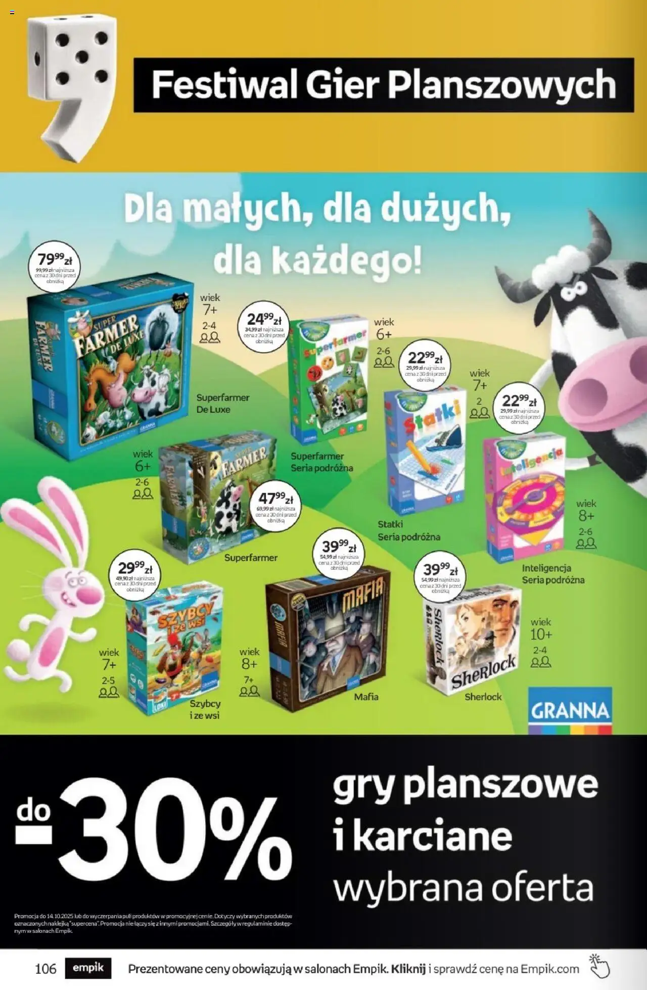 Empik promocje - Tom kultury Zabawki od 24.09.2025 | Strona: 20 | Produkty: Gry