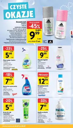 Intermarche Gazetka od 24.07.2025 | Strona: 30 | Produkty: Mydło, Żel pod prysznic, Krem, Dezodorant
