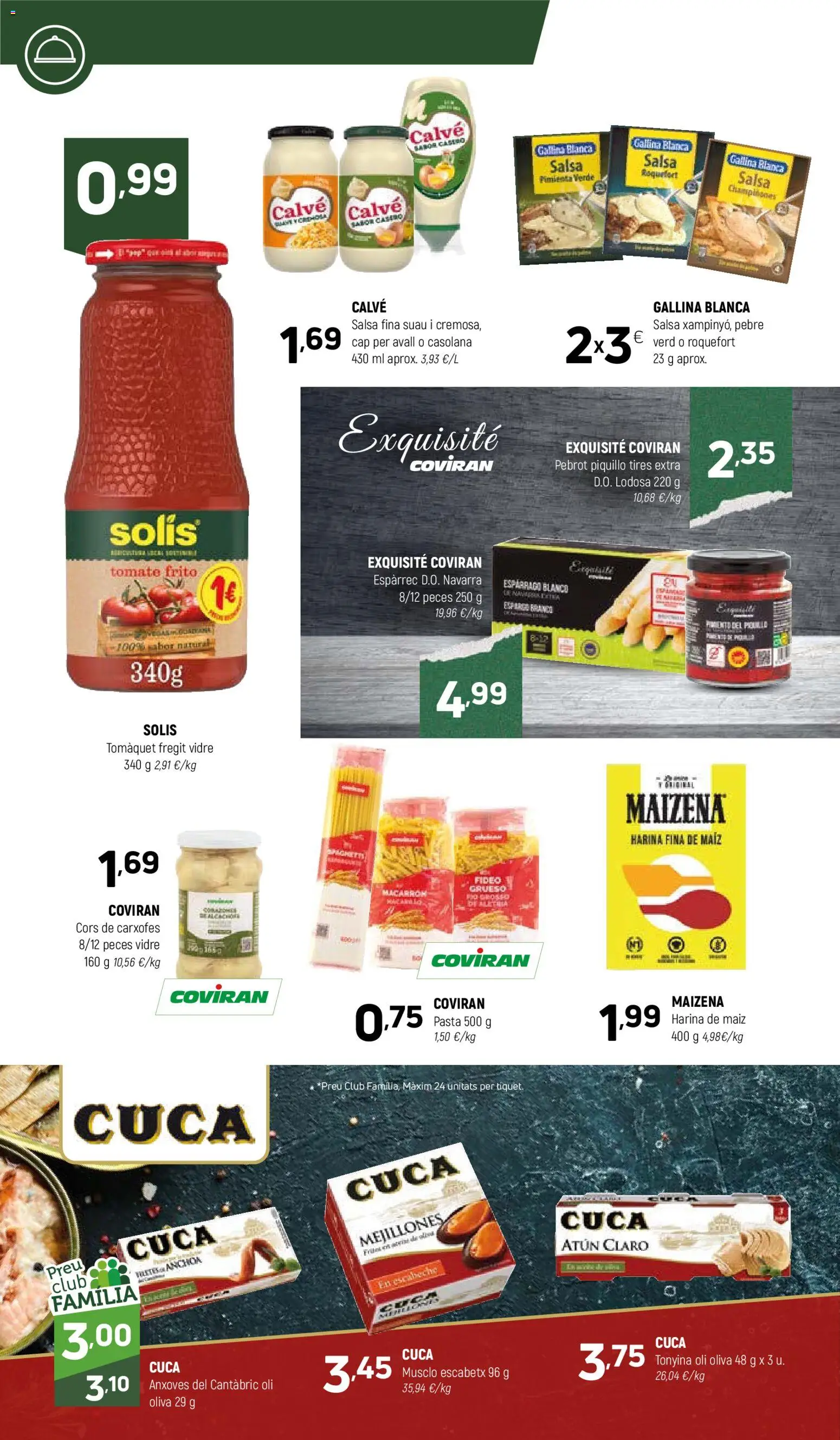 Coviran - Girona │ válido desde el 16.12.2025 | Página: 12 | Productos: Pasta, Anchoa, Atún claro