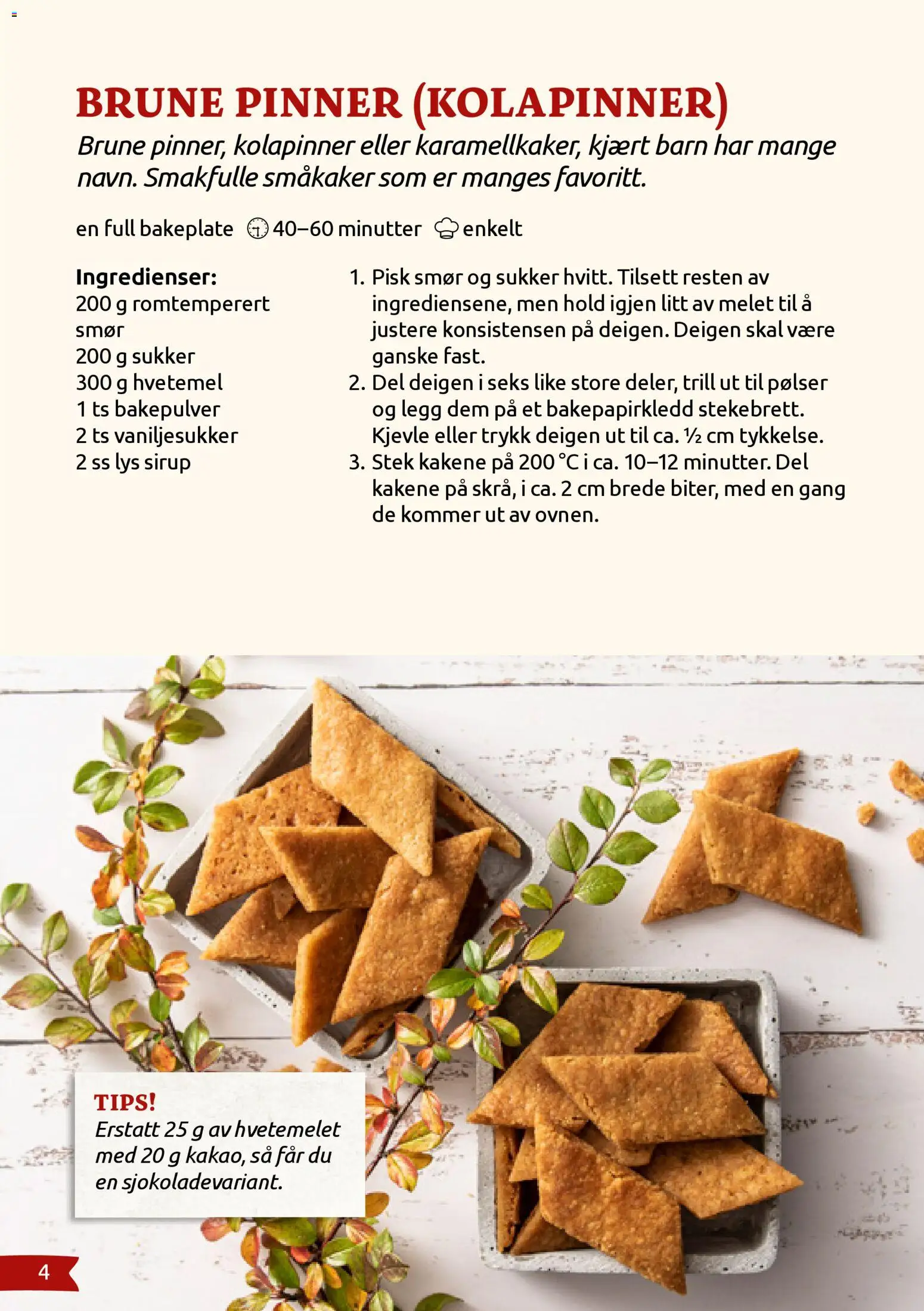 {H1} | Side: 4 | Produkter: Pølser, Bakepulver, Суміш дитяча, Lys