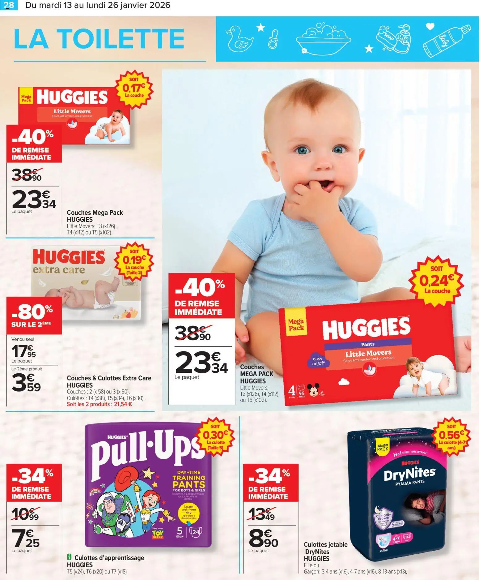 {H1} | Page: 30 | Produits: Couches, Culotte, Pyjama