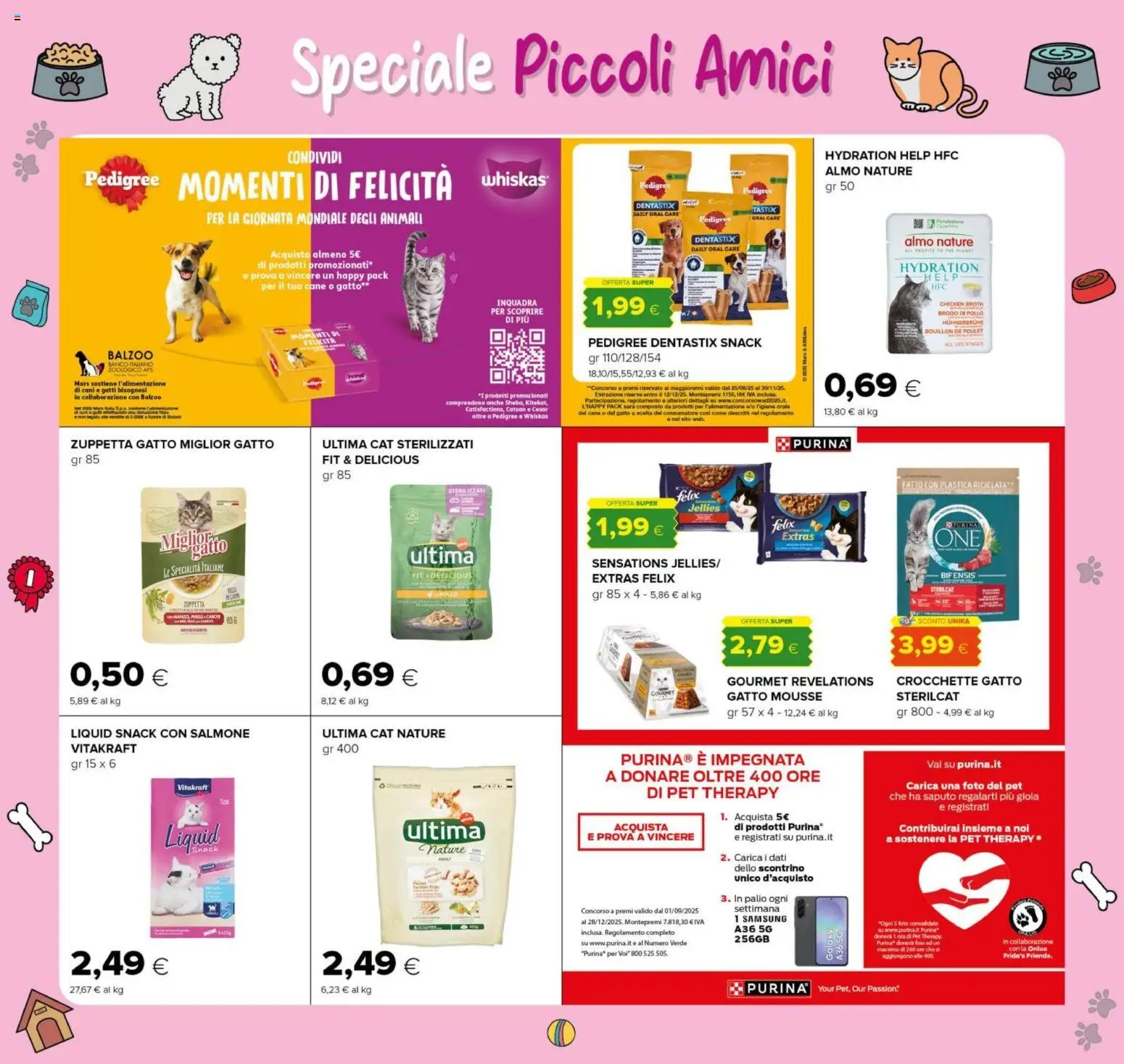 Volantino Oasi del 23.10.2025 | Pagina: 24 | Prodotti: Pollo, Salmone, Crocchette gatto, Samsung
