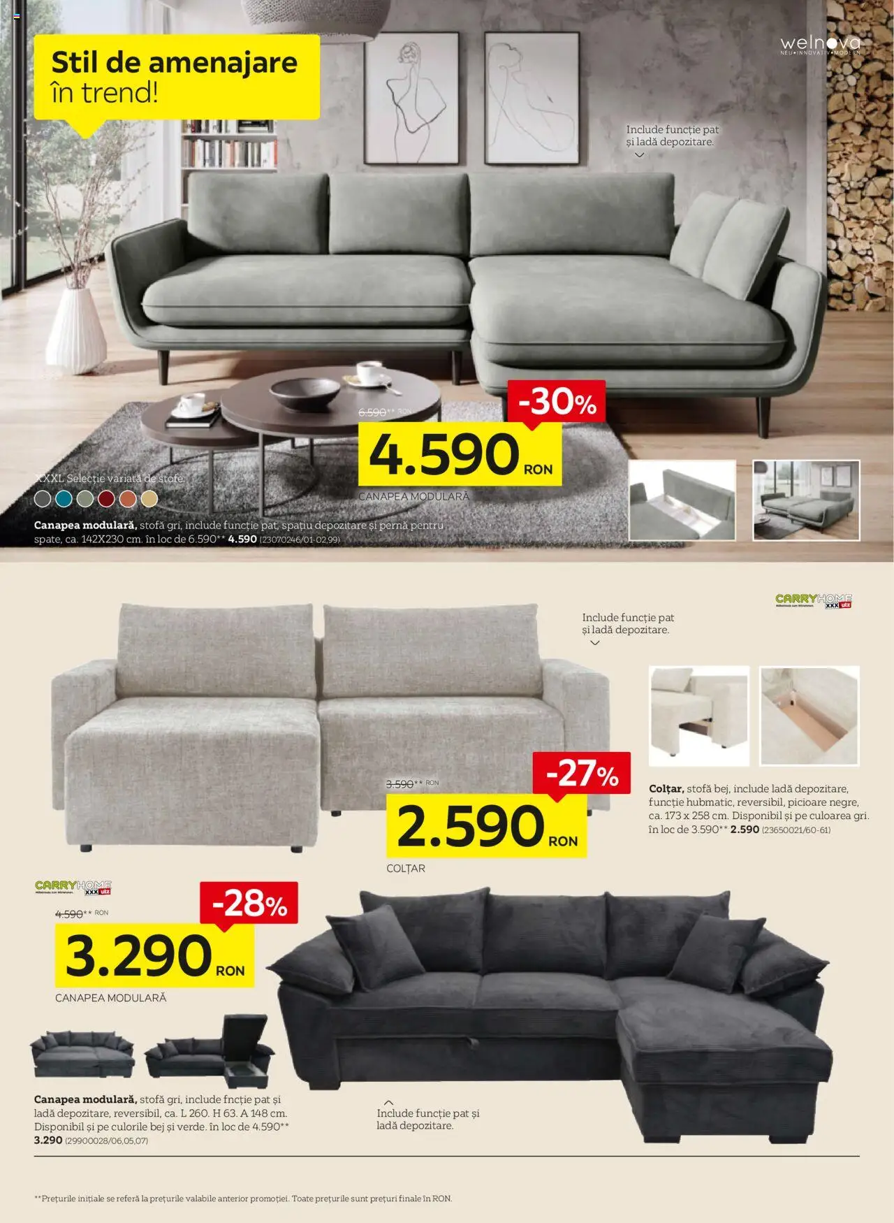 Catalog XXXLutz – valabil de la 01.08.2025 | Pagină: 6 | Produse: Pat, Pernă, Canapea, Colțar