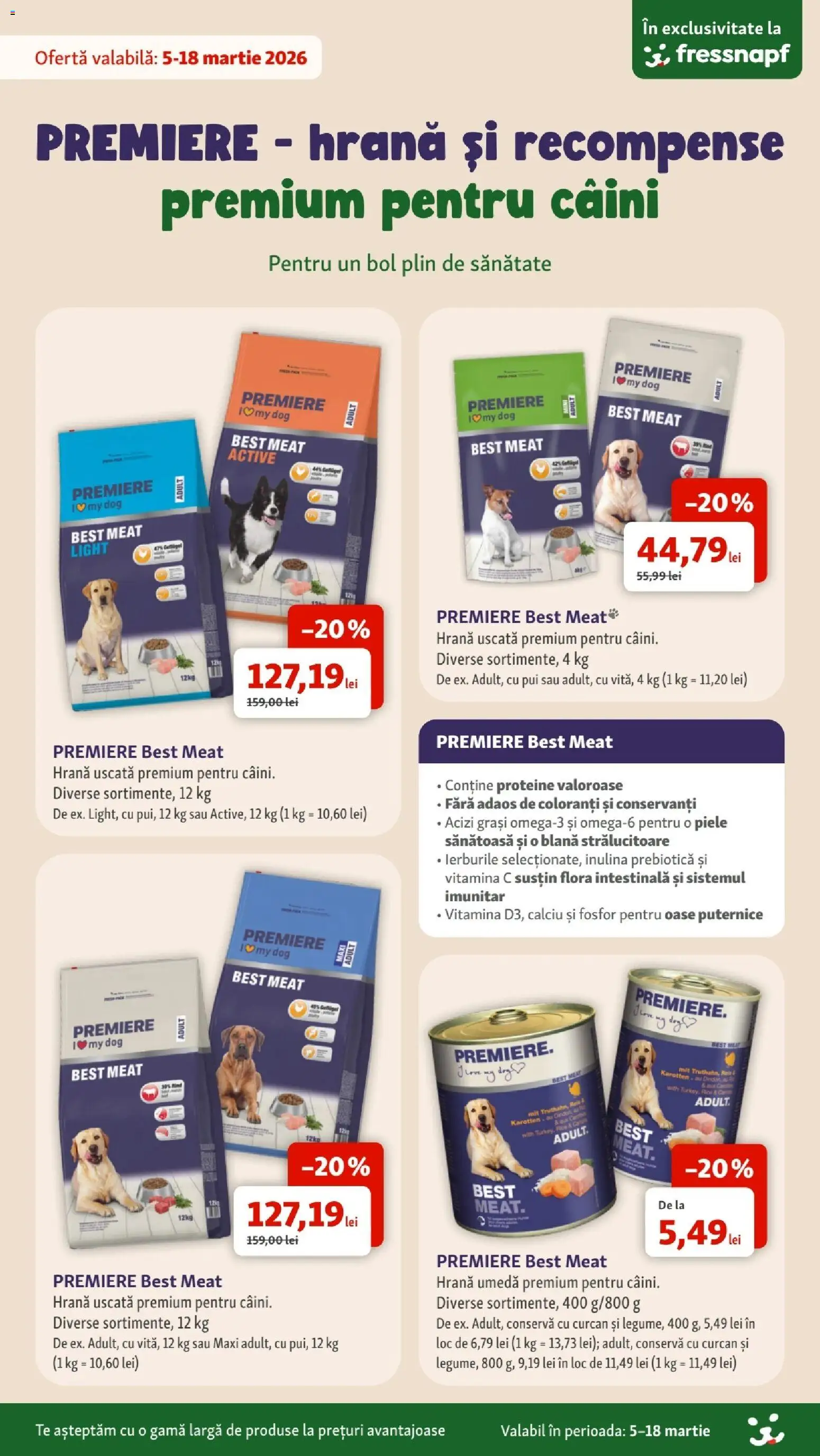 Noul catalog Fressnapf – valabil de la 05.03.2026 | Pagină: 12 | Produse: Masaüstü kılıfı, Bol, Hacıyatmaz Kedi Oyuncağı