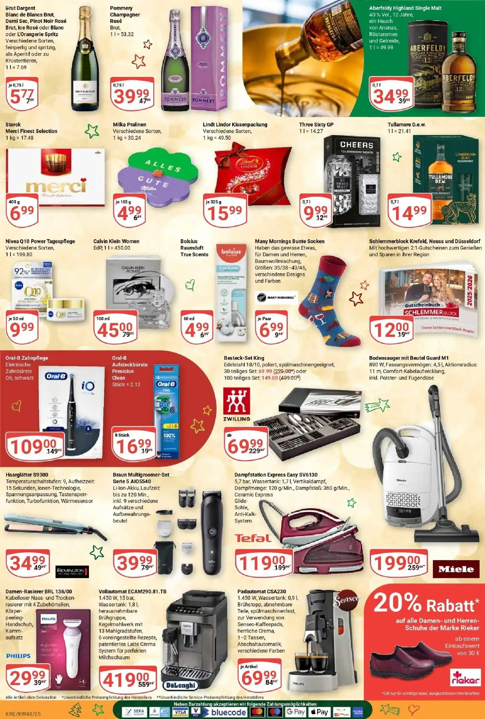 Globus prospekt Krefeld	 – gültig ab 23.11.2025 | Seite: 19 | Produkte: Philips, Senseo, Rasierer, Haarglätter