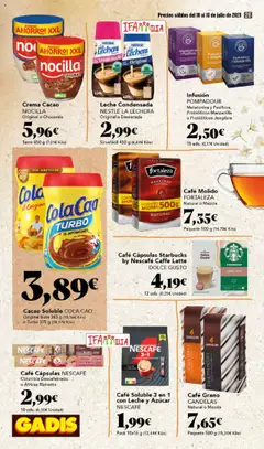 Gadis folleto │ válido desde el 10.07.2025 | Página: 20 | Productos: Café, Chocolate, Café molido, Cacao soluble