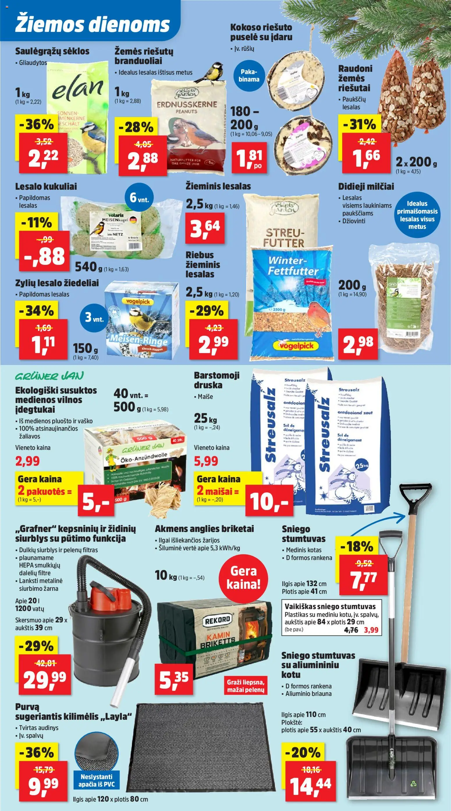 Thomas Philipps akcijos nuo 17.11.2025 | Puslapis: 11 | Prekių: Riešutai, Kilimėlis, Sėklos, Druska