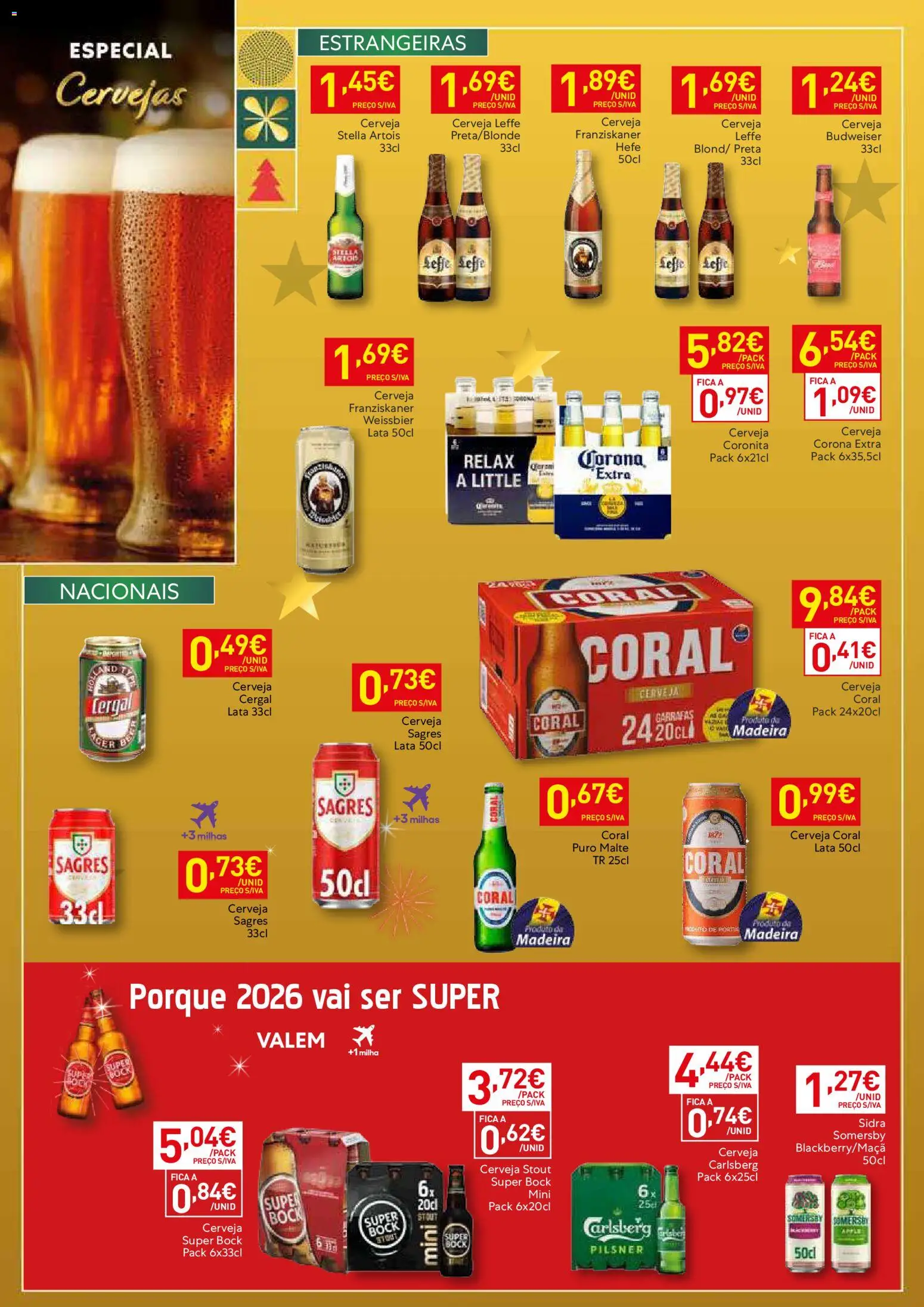 Recheio - Madeira │ válido de 23.12.2025 | Página: 12 | Produtos: Super bock, Cerveja, Somersby