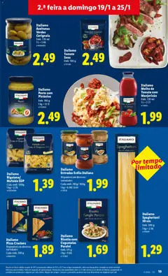 Pré-visualização Italiamo Molho de Tomate com Manjericão, Molho de Tomate com Manjericão, Emb. 720 ml válido de 19.01.2026 | Página: 19