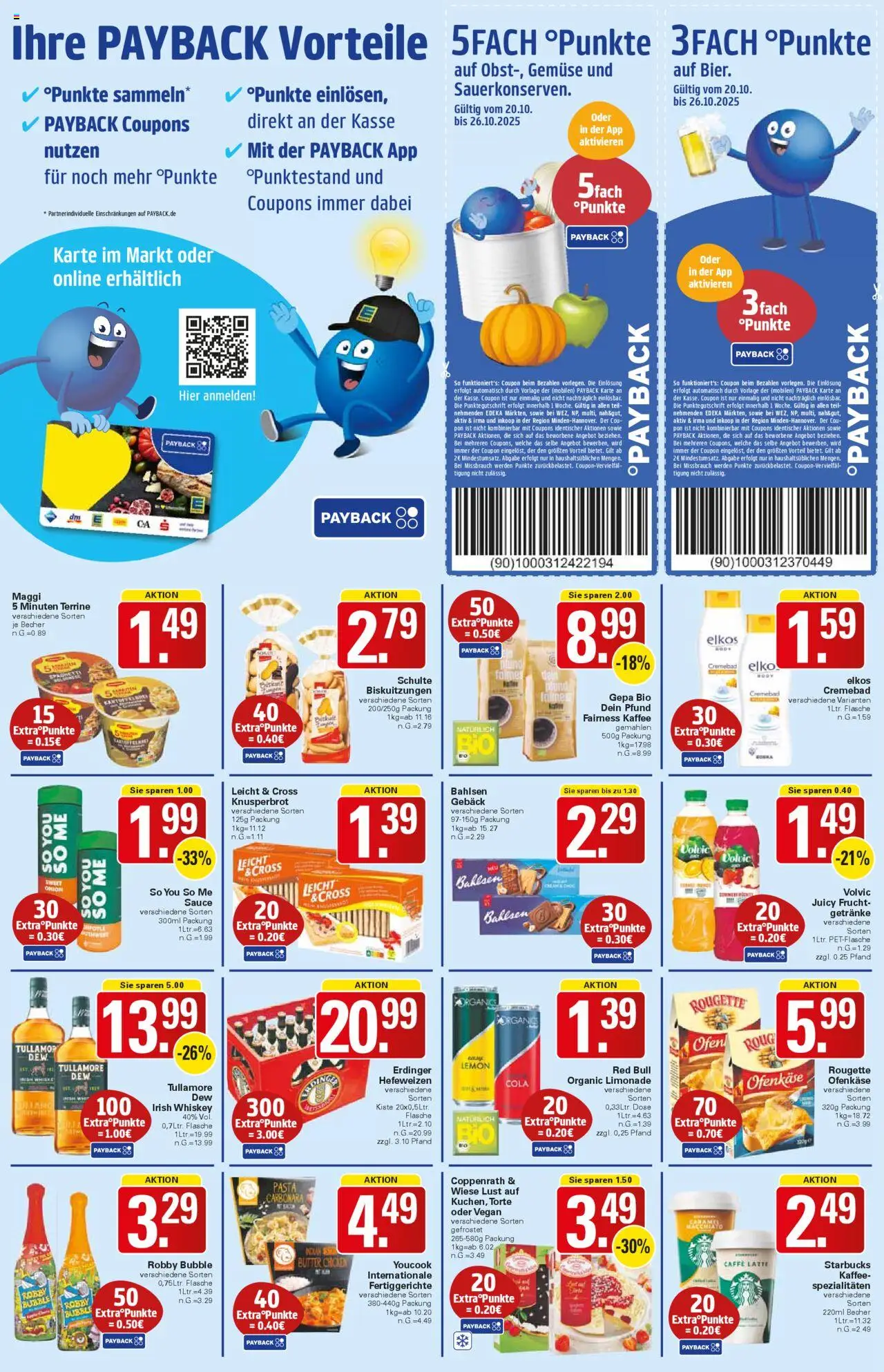 WEZ Prospekt – gültig ab 20.10.2025 | Seite: 9 | Produkte: Youcook, Red bull, Erdinger, Butter