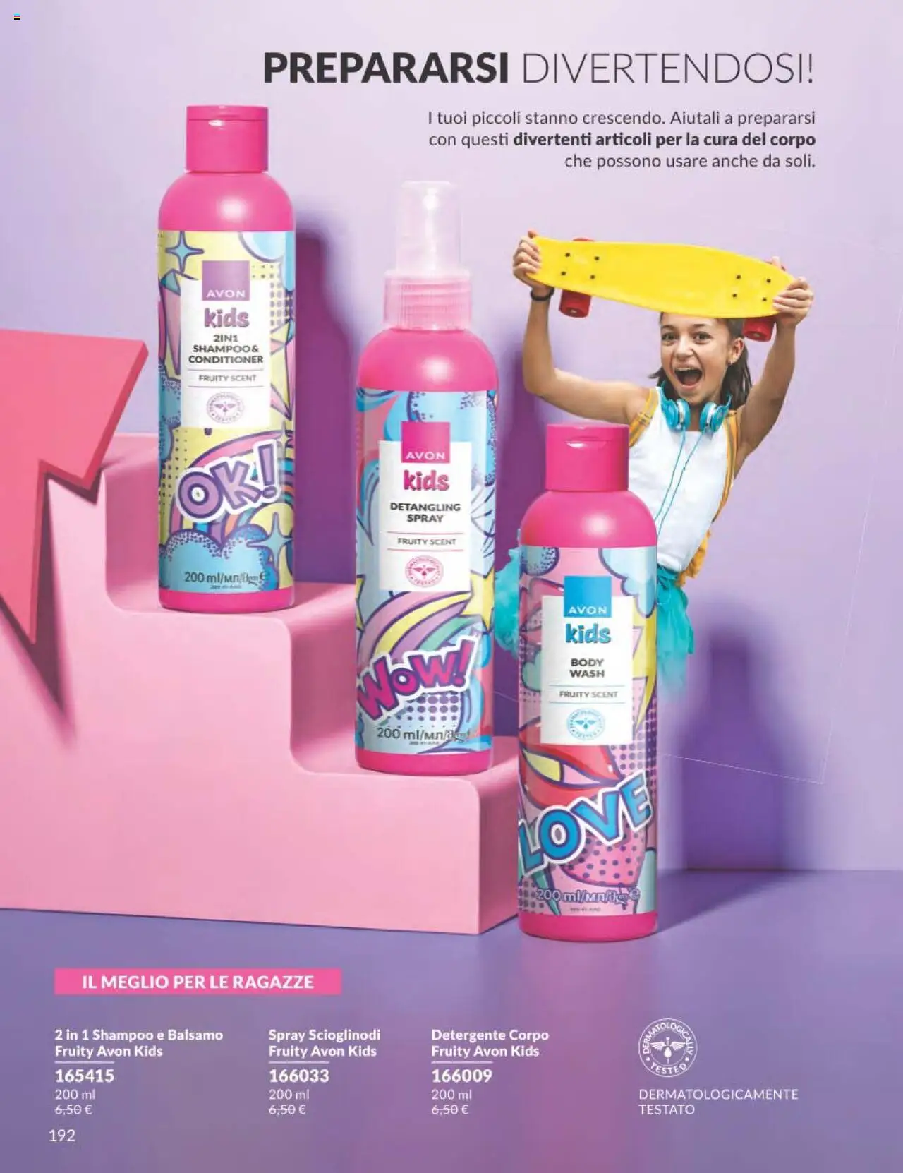 Volantino Avon del 01.10.2025 | Pagina: 192 | Prodotti: Shampoo, Balsamo, Detergente, Body