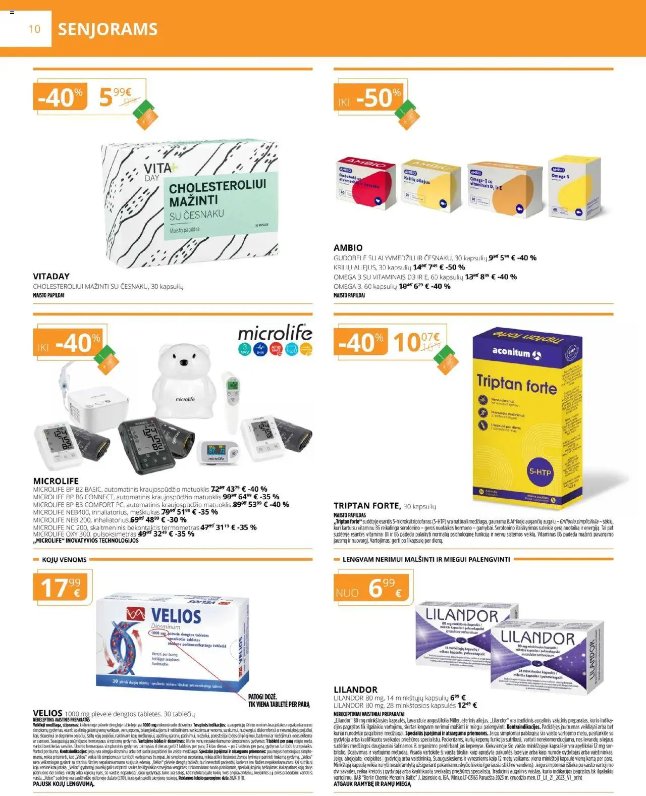 Gintarinė - Leidinys│galioja nuo 01.08.2025 | Puslapis: 10 | Prekių: Aliejus, Termometras