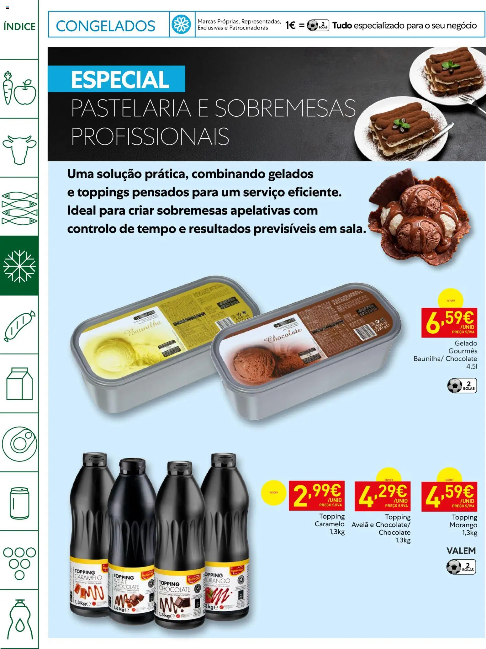 Recheio Horeca │ válido de 28.04.2026 | Página: 14 | Produtos: Gelado, Chocolate