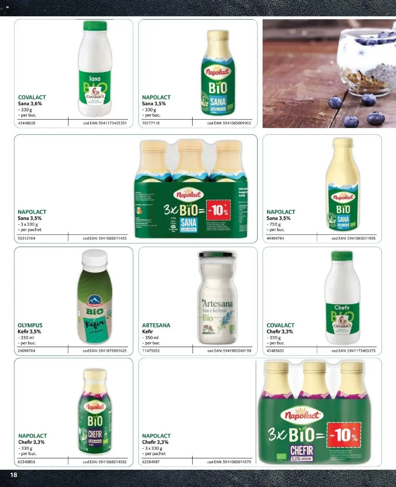 Noul catalog Selgros – valabil de la 09.02.2024 | Pagină: 18 | Produse: Kefir