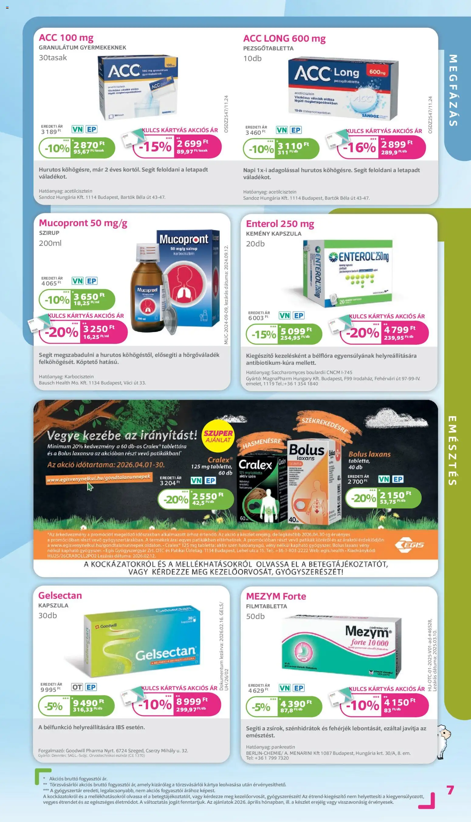 Kulcs Patika Akciós Újság 2026.04.01.-tól/töl - fantasztikus ajánlatokat! 🛍️ | Magyarország