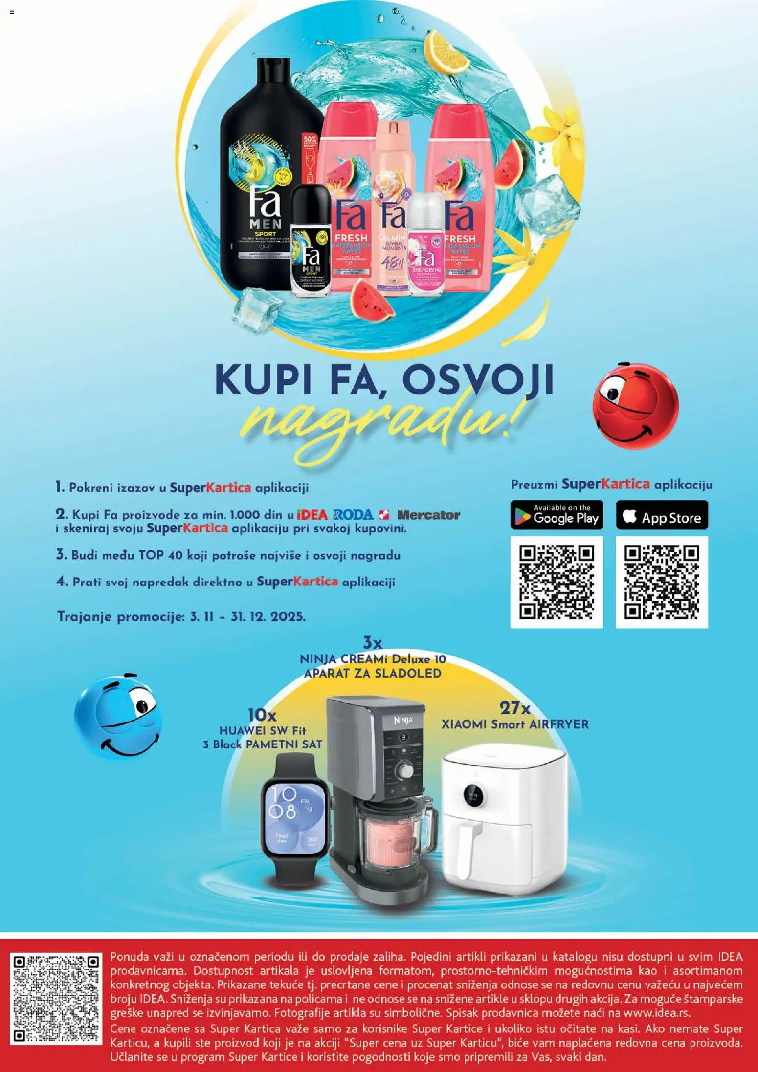 Idea katalog - važi od 06.11.2025 | Strana: 32 | Proizvode: Xiaomi, Sladoled, Pametni sat
