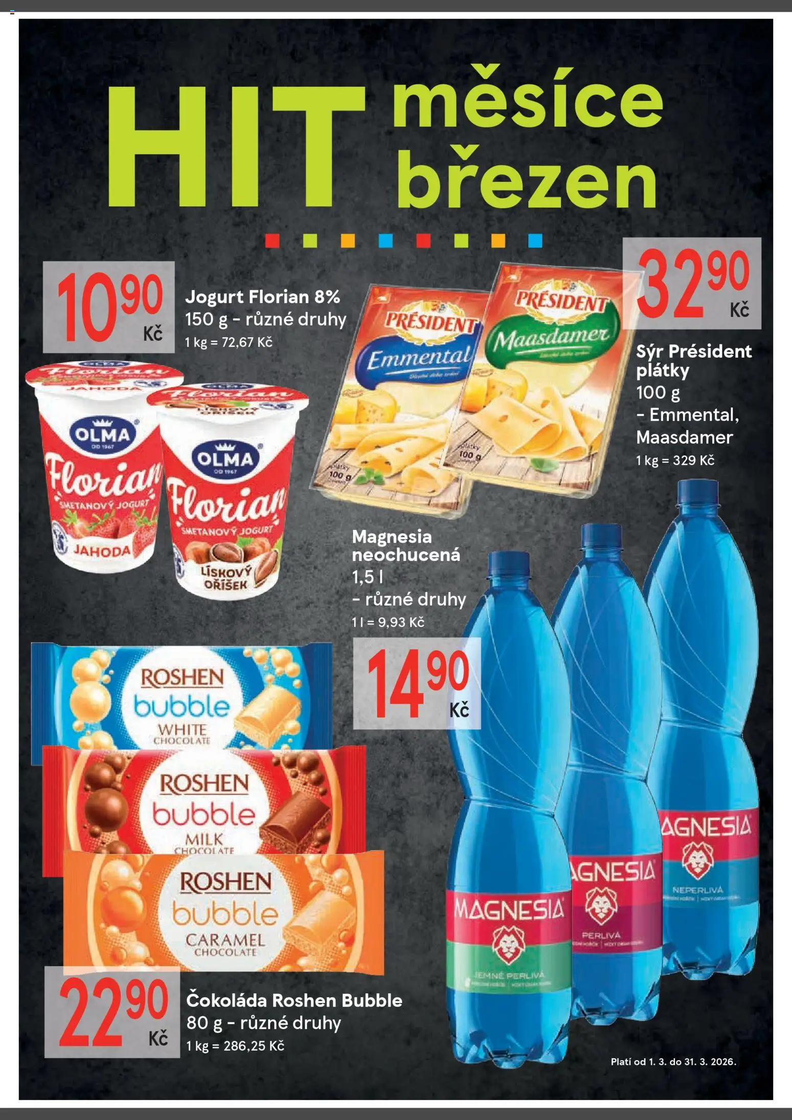 Žabka leták od 25.02.2026 | Strana: 2 | Produkty: Smetanový jogurt, Čokoláda, Magnesia, Jogurt florian