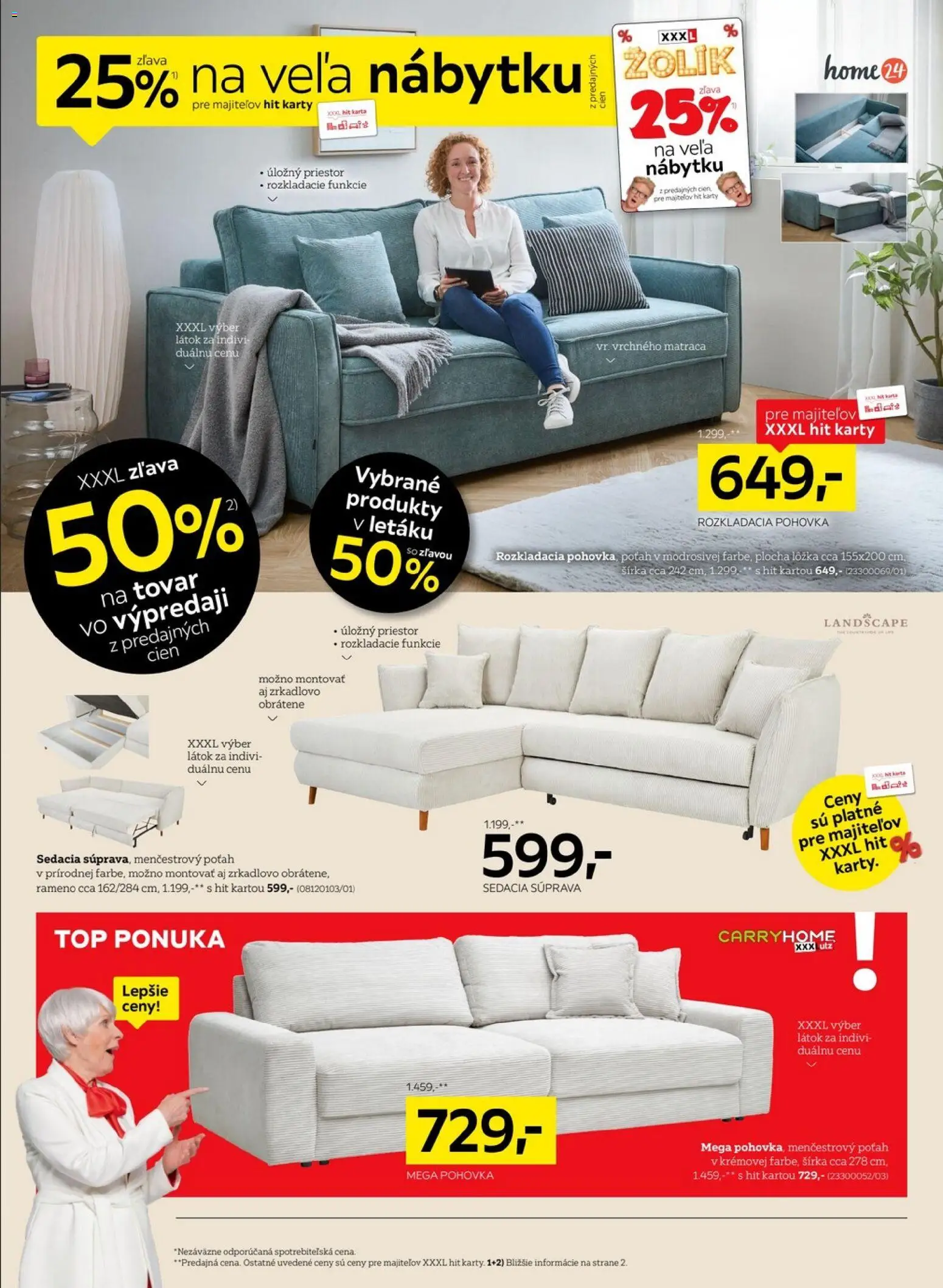 Nové XXXLutz akcie – leták je platný od 27.12.2025 | Strana: 5 | Produkty: Sedacia súprava, Rozkladacia pohovka, Pohovka
