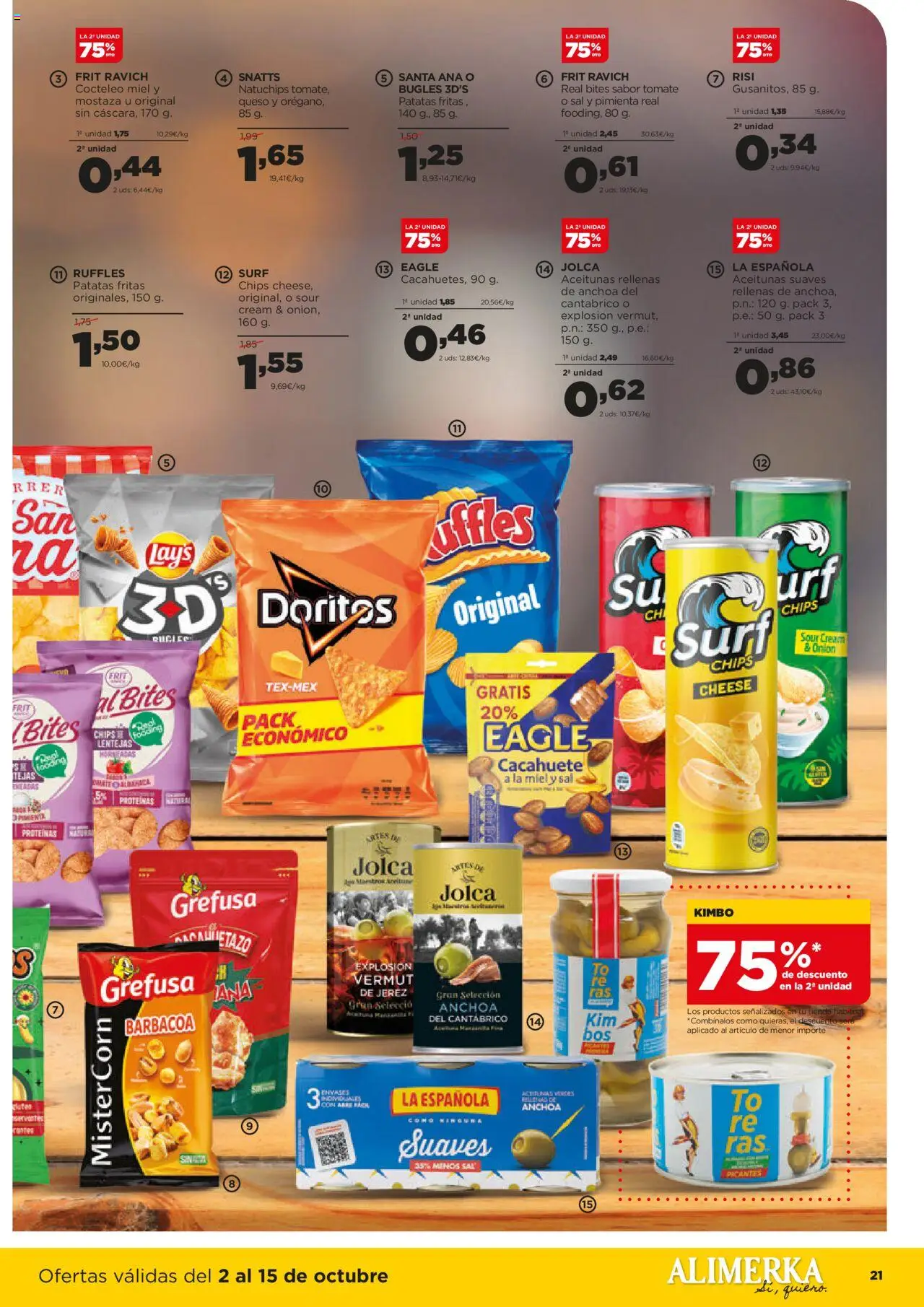 Alimerka folleto Asturias │ válido desde el 02.10.2025 | Página: 21 | Productos: Ψηφιακή κάμερα, Queso, Barbacoa, Anchoa