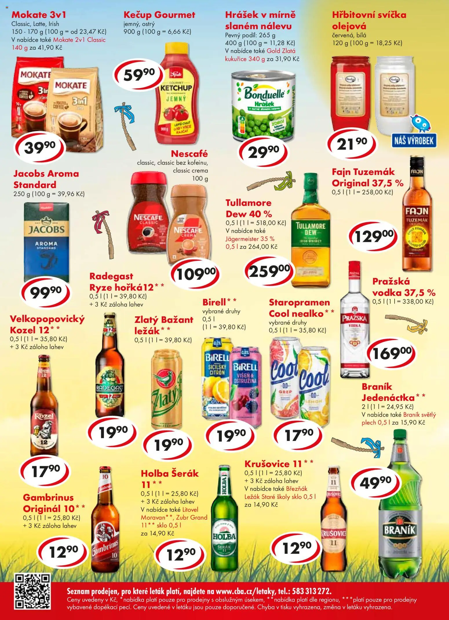 CBA leták od 18.03.2026 | Strana: 6 | Produkty: Holba šerák, Svíčka, Crema, Citron