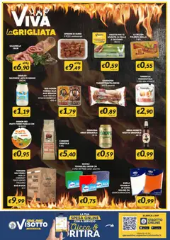 Anteprima del volantino Visotto volantino valido a partire dal 22.04.2026 | Pagina: 8 | Prodotti: Fagioli, Birra Moretti, Spiedini, Tovaglia