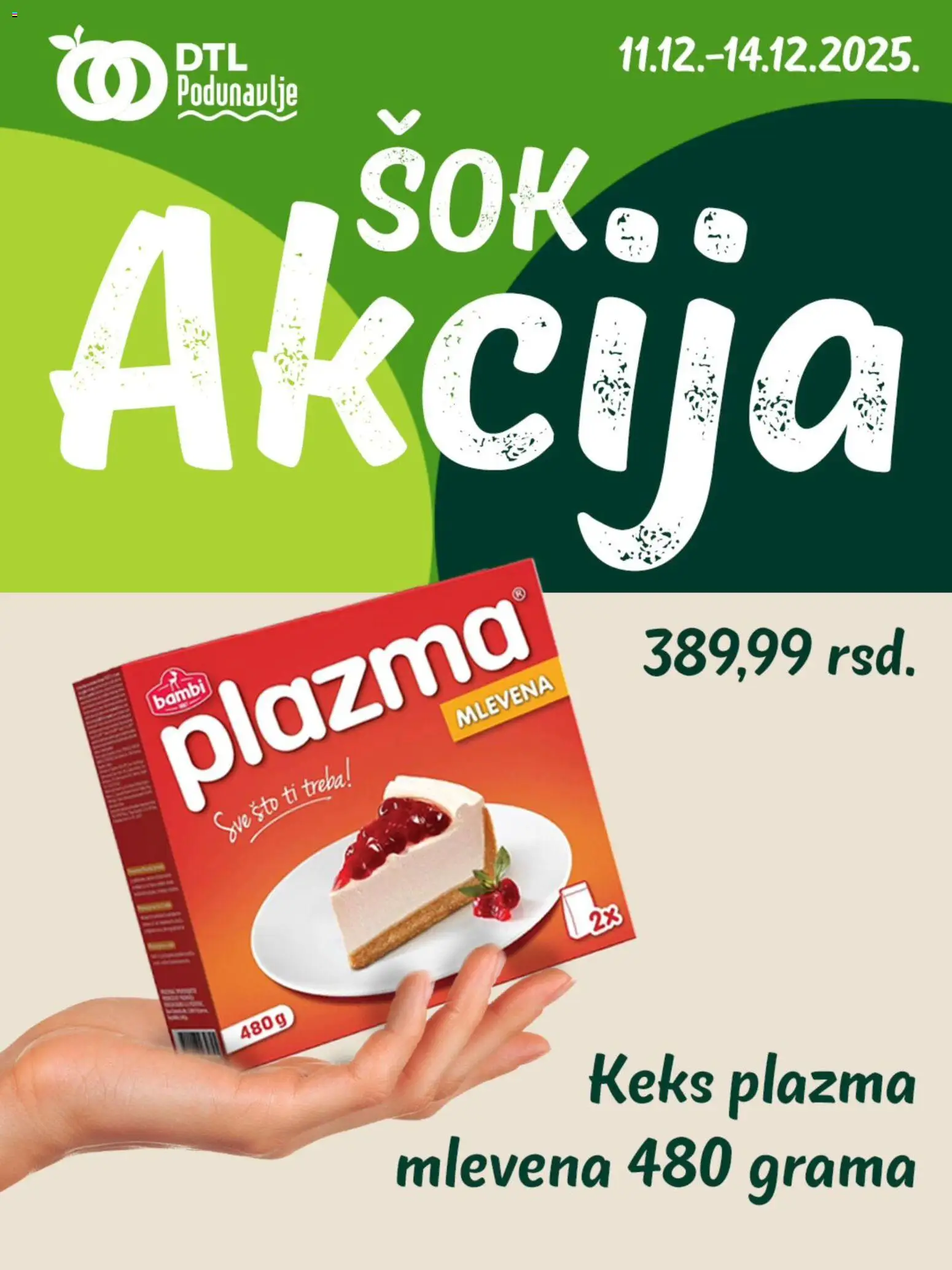 Podunavlje katalog - važi od 11.12.2025 | Strana: 1 | Proizvode: Keks, Sto, Plazma