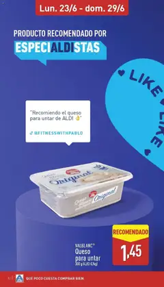 Aldi folleto Península │ válido desde el 23.06.2025 | Página: 12 | Productos: Queso, Queso para untar