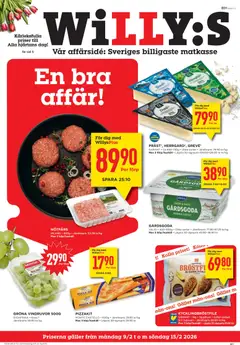 Willys - erbjudanden - Förhandsvisning av reklamblad från butik Willys aktuell från 09.02.2026