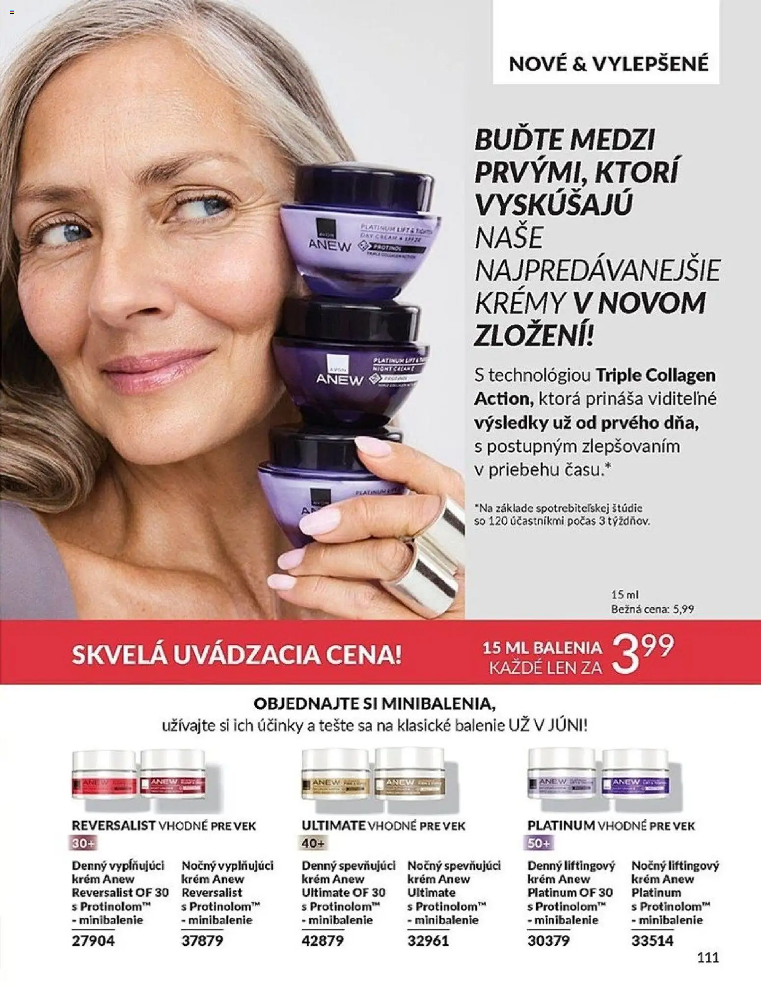 Nové Avon akcie – leták je platný od 01.05.2026 | Strana: 111 | Produkty: Krém