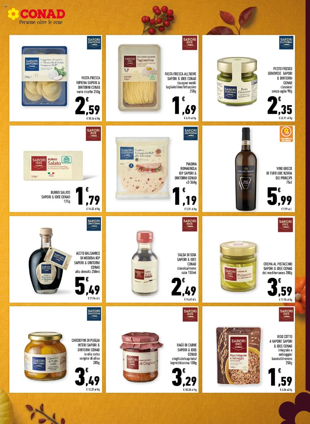 Volantino Conad del 10.09.2025 | Pagina: 7 | Prodotti: Aglio, Pesto, Ragú, Aceto