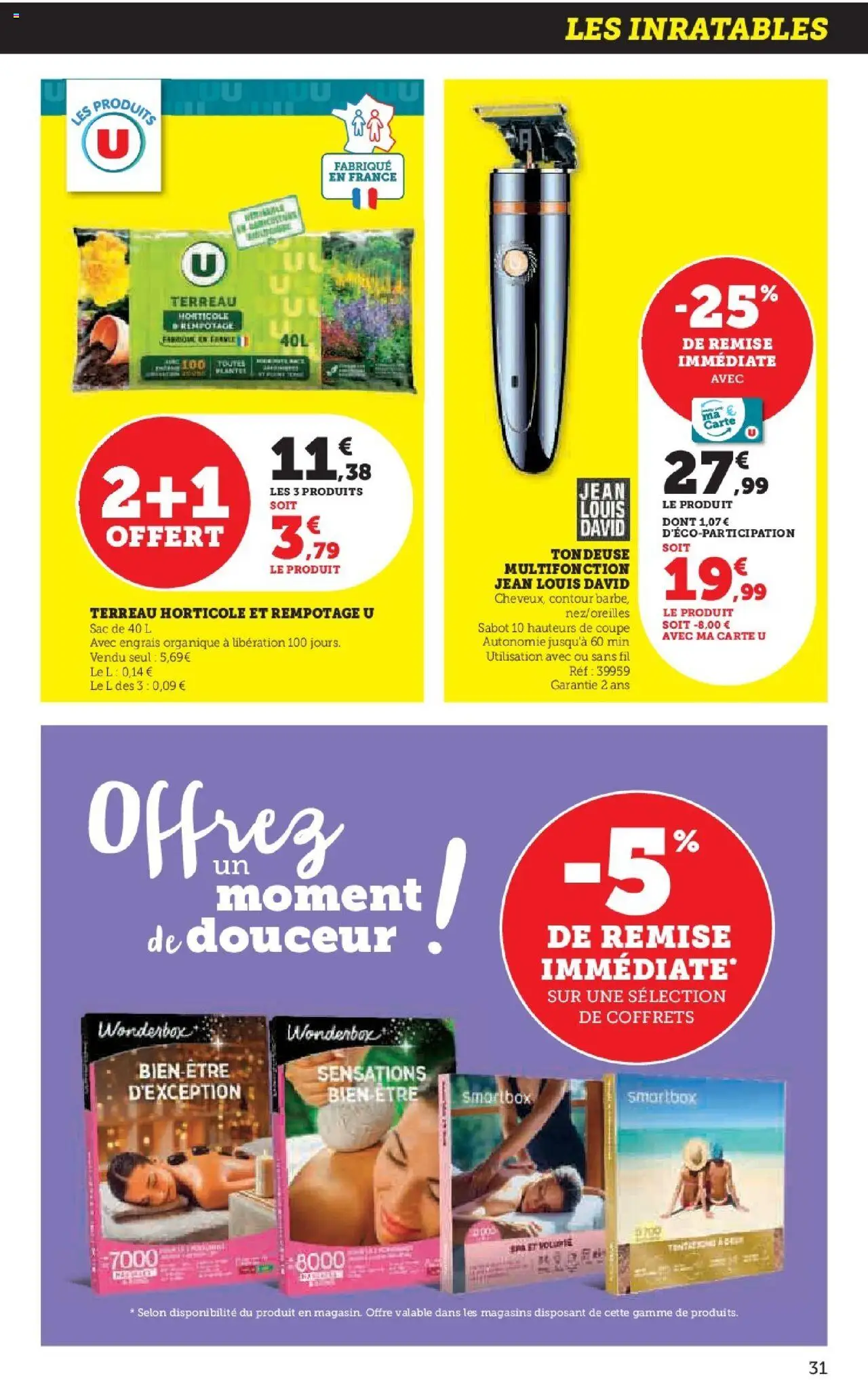 | Page: 31 | Produits: Sac, Tondeuse, Terreau, Terreau horticole