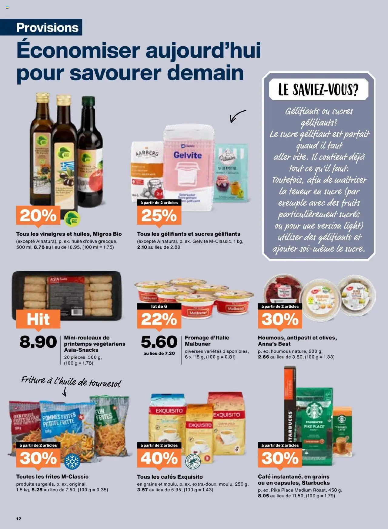 Migros - Magazin FR ab 05.08.2025 | Seite: 12 | Produkte: Pommes Frites