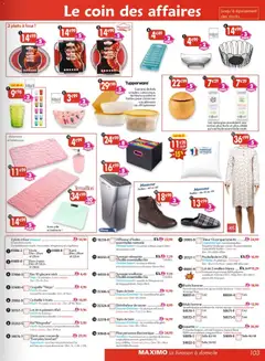 Maximo - Prévisualisation de Maximo catalogue epicerie valide à partir de 24.12.2025 | Page: 103 | Produits: Poubelle, Diffuseur, Enveloppe, Poignées