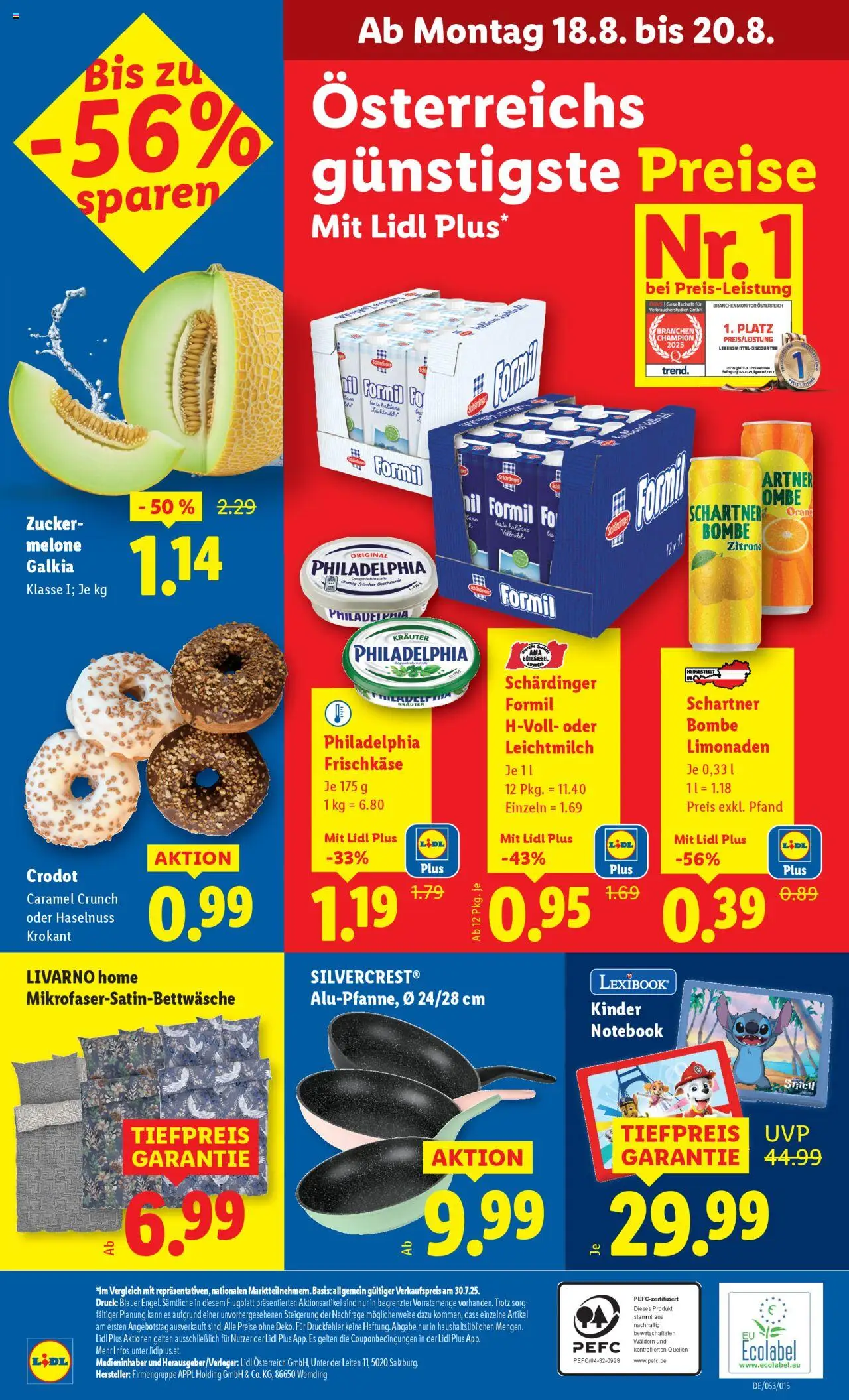 Lidl Flugblatt gültig ab 14.08.2025 | Seite: 40 | Produkte: Zucker, Zitrone, Melone
