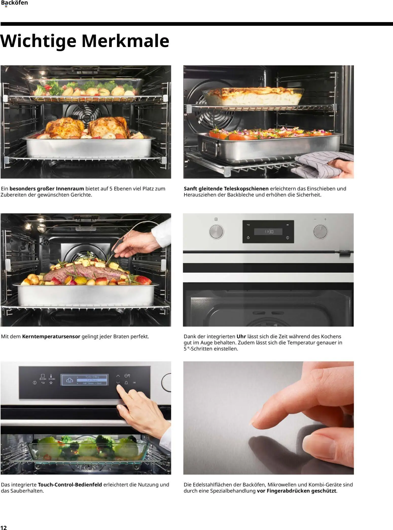Ikea Elektrogeräte – gültig ab 02.01.2026 | Seite: 12 | Produkte: Backofen, Uhr