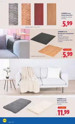 Lidl folleto de bazar │ válido desde el 15.09.2025 | Página: 12 | Productos: Manta, Sofá, Bandeja