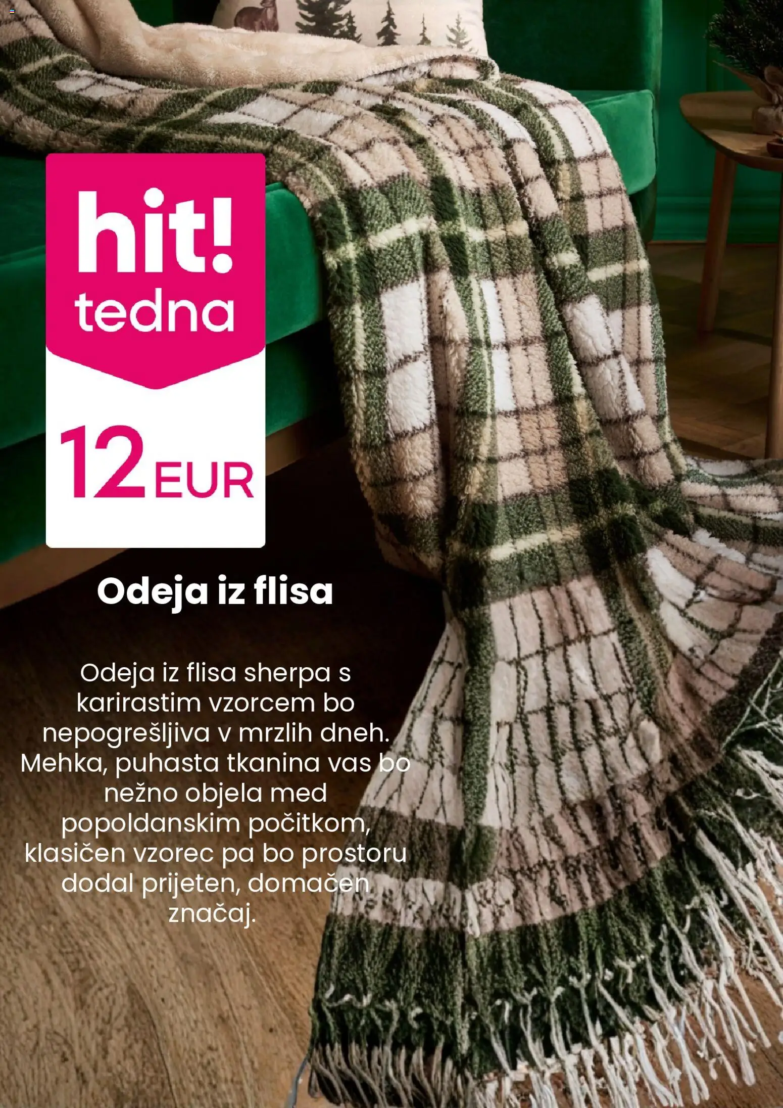 Novi Pepco katalog ponudbe – veljaven od 23.10.2025 | Stran: 7 | Izdelki: Odeja