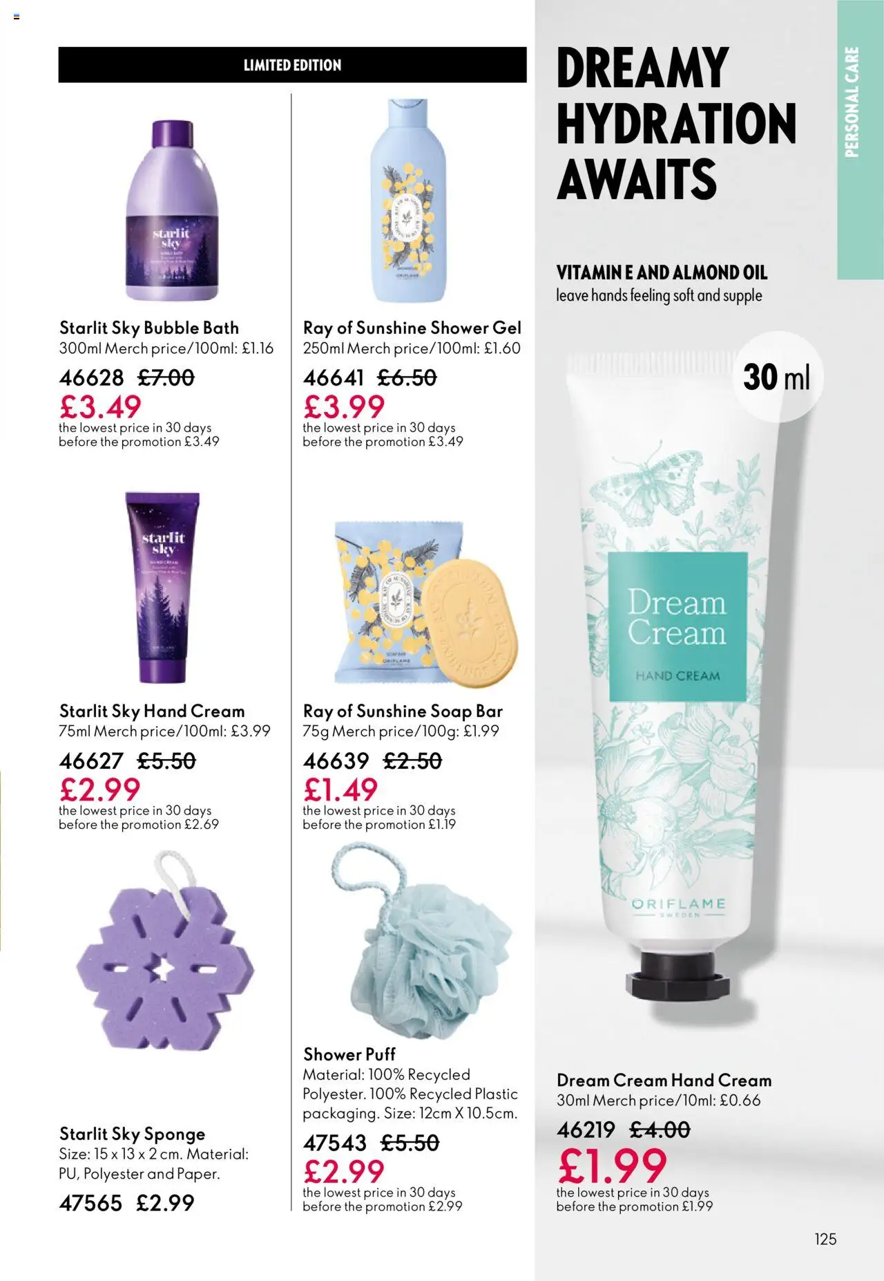 {H1} | Page: 125 | Products: Shower, Shower gel, Oil, Cream