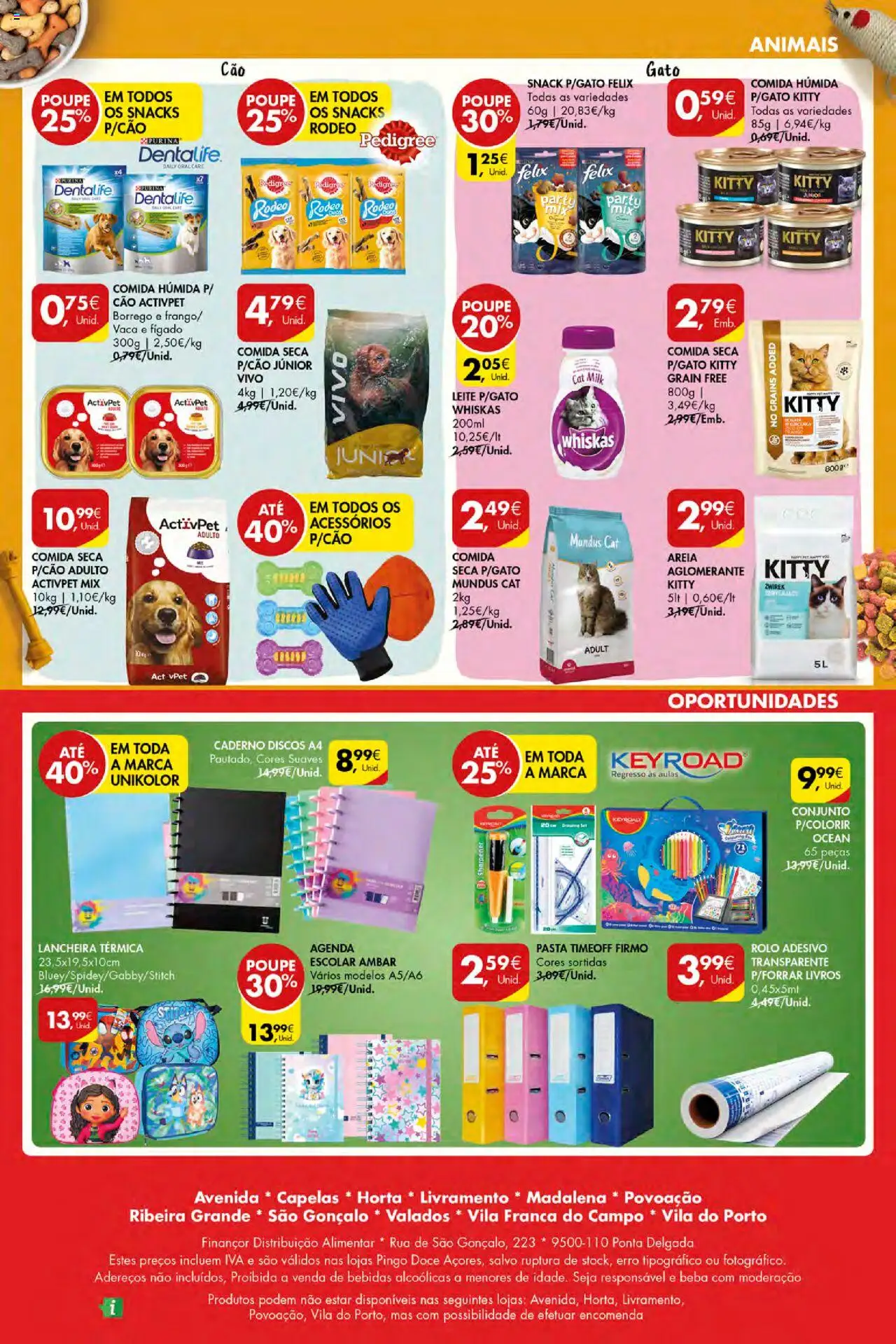 Pingo Doce Poupe Esta Semana Açores │ válido de 04.09.2025 | Página: 28 | Produtos: Caderno, Areia, Notebook, Leite