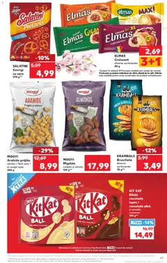 Ofertele Kaufland valabile de la 25.03.2026 | Pagină: 41 | Produse: Arahide, Migdale, Lapte, Cereale