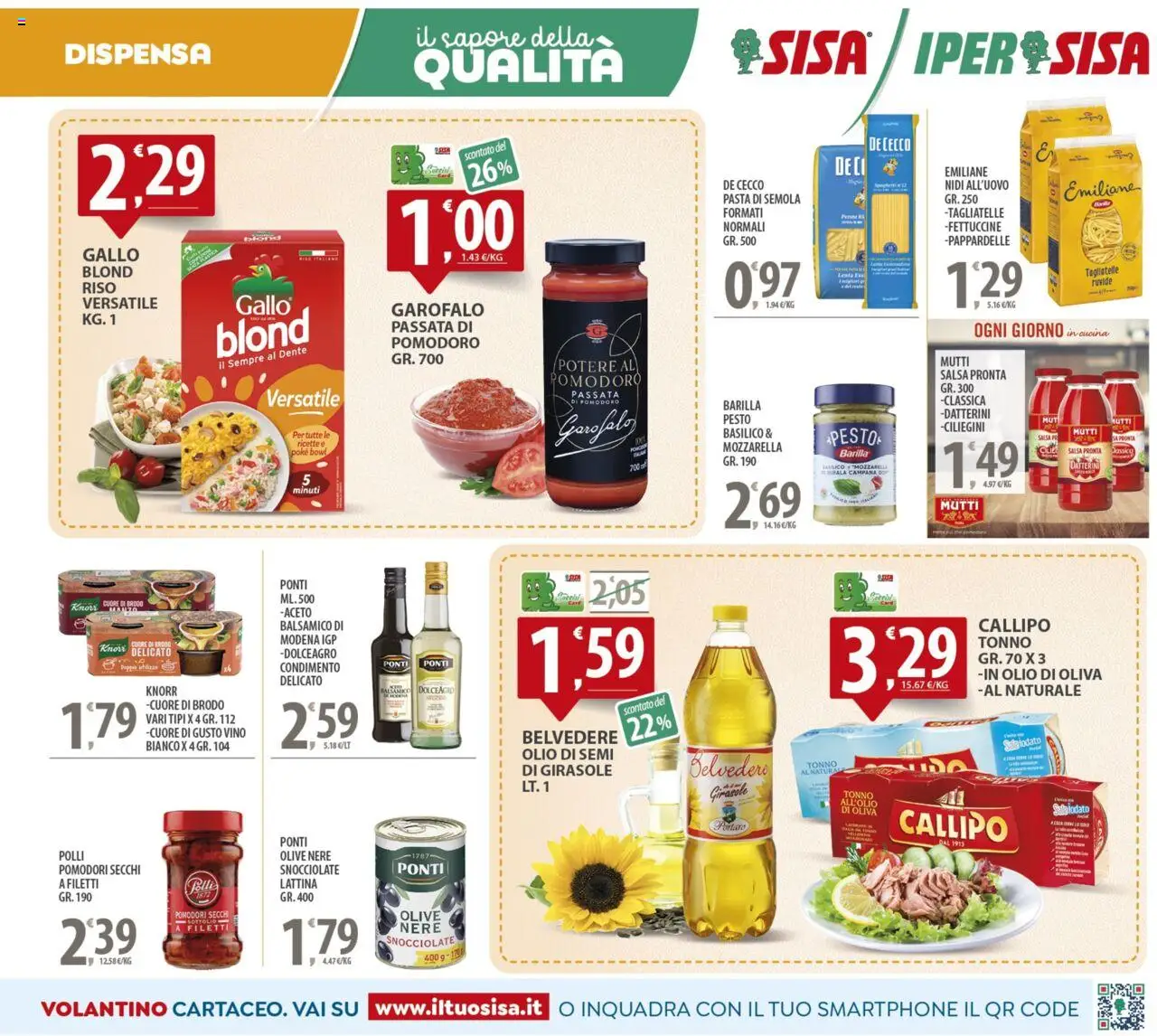 Volantino SISA del 12.09.2025 | Pagina: 9 | Prodotti: Tagliatelle, Salsa, Vino, Smartphone