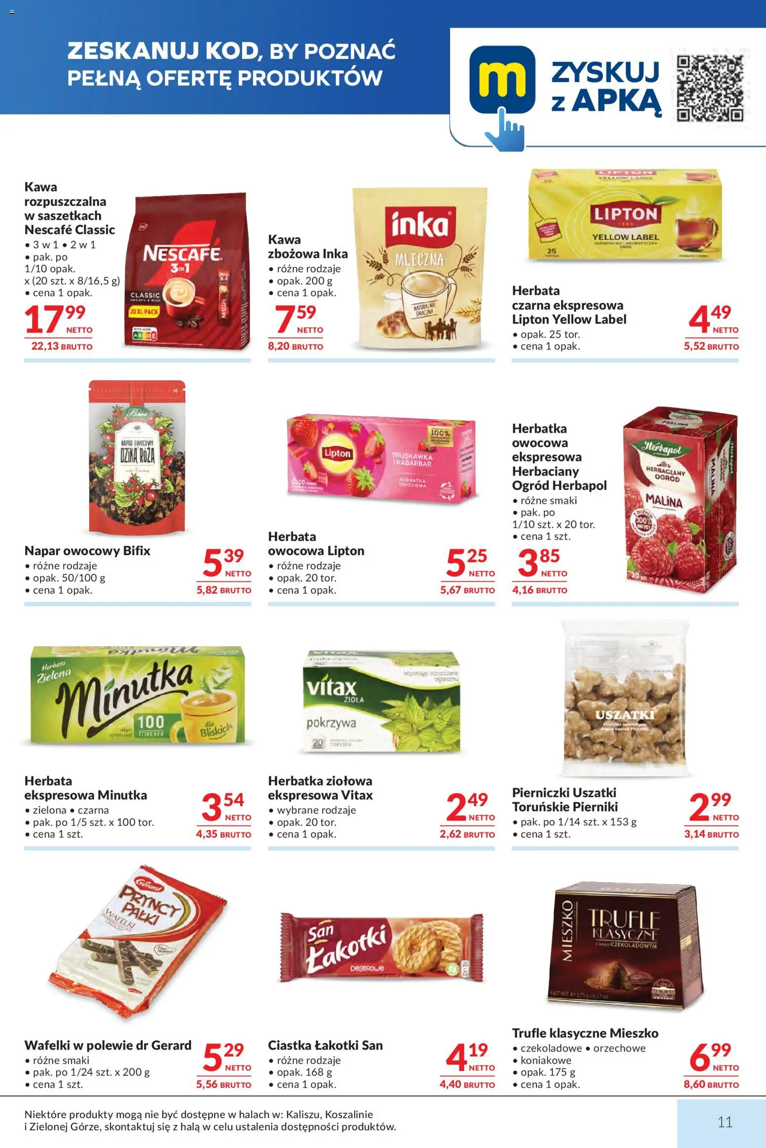 Makro gazetka od 14.04.2026 | Strona: 11 | Produkty: Pierniki, Kawa rozpuszczalna, Wafelki, Herbata