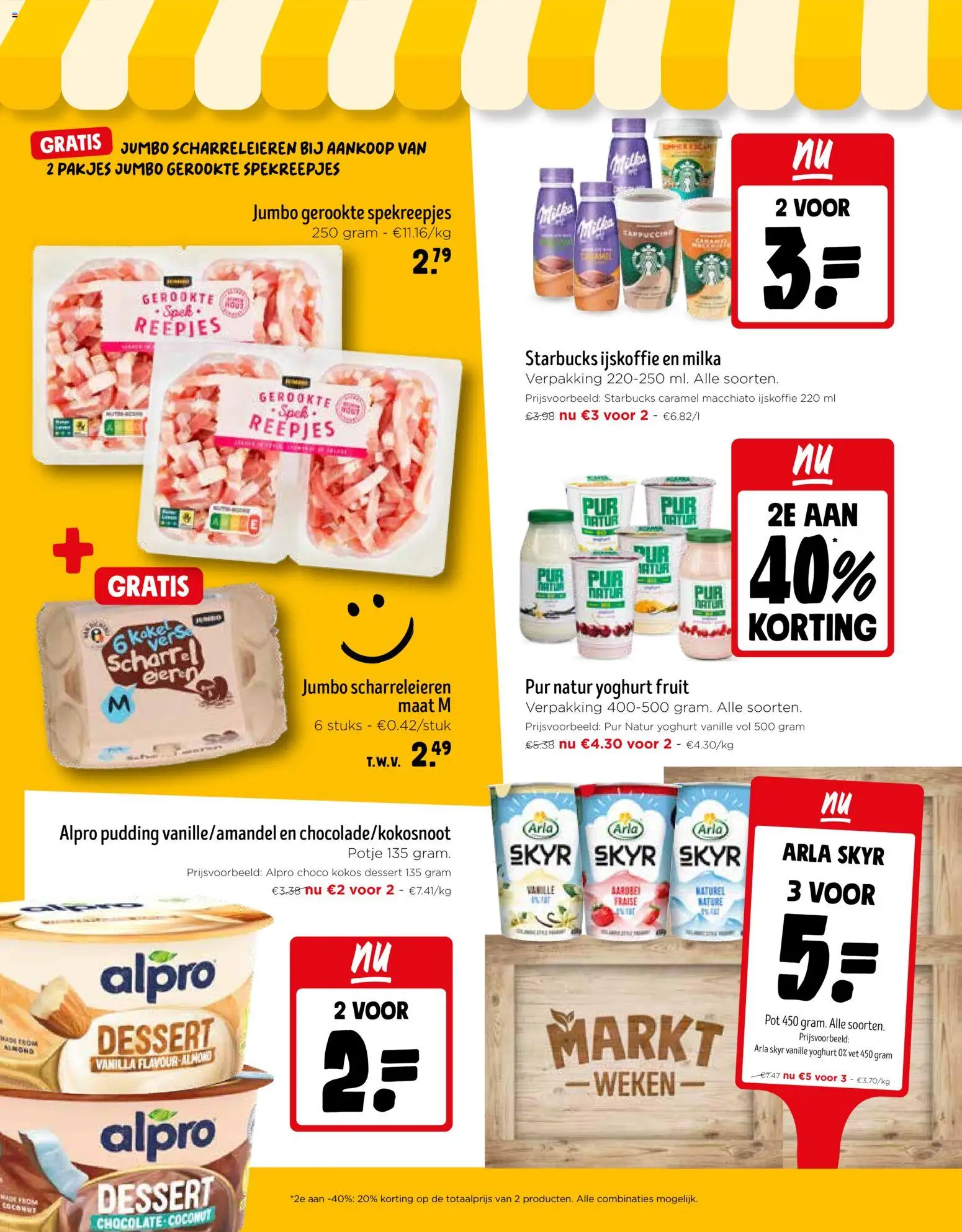 {H1} | Pagina: 4 | Producten: Pudding, Ijskoffie, Pot, Eieren