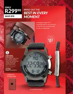 Avon specials catalogue – valid from 01.01.2026 | Page: 40 | Products: Suit, Watch, Box, Light