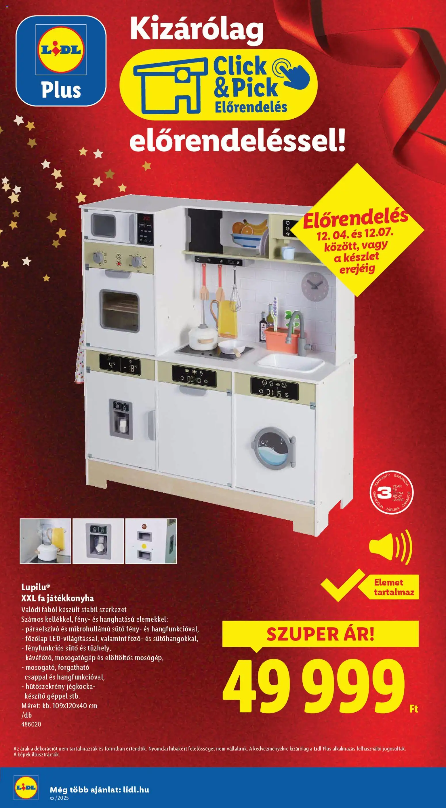 Lidl akciós ujság - amely érvényes a következő dátumtól: 04.12.2025 | Oldal: 32 | Termékek: Hűtőszekrény, Főzőlap, Mikrohullámú sütő, Mosogatógép