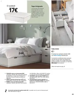 Vista previa Catálogo IKEA Organización en el hogar válido desde el 15.01.2026 | Página: 31 | Productos: Ropa, Muebles, Cama, Almacenaje