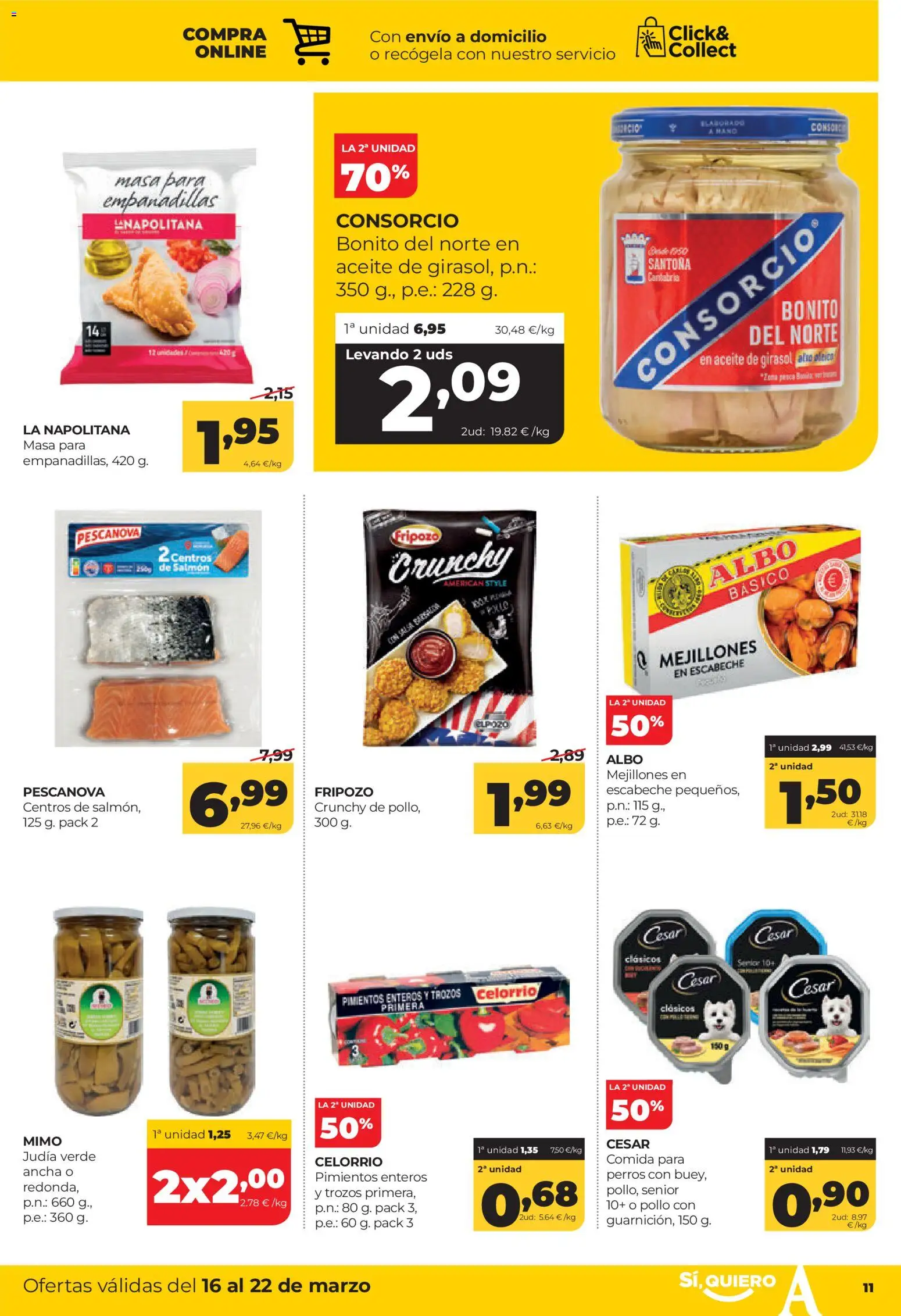 Alimerka folleto Castilla y León │ válido desde el 16.03.2026 | Página: 11 | Productos: Aceite, Aceite de girasol