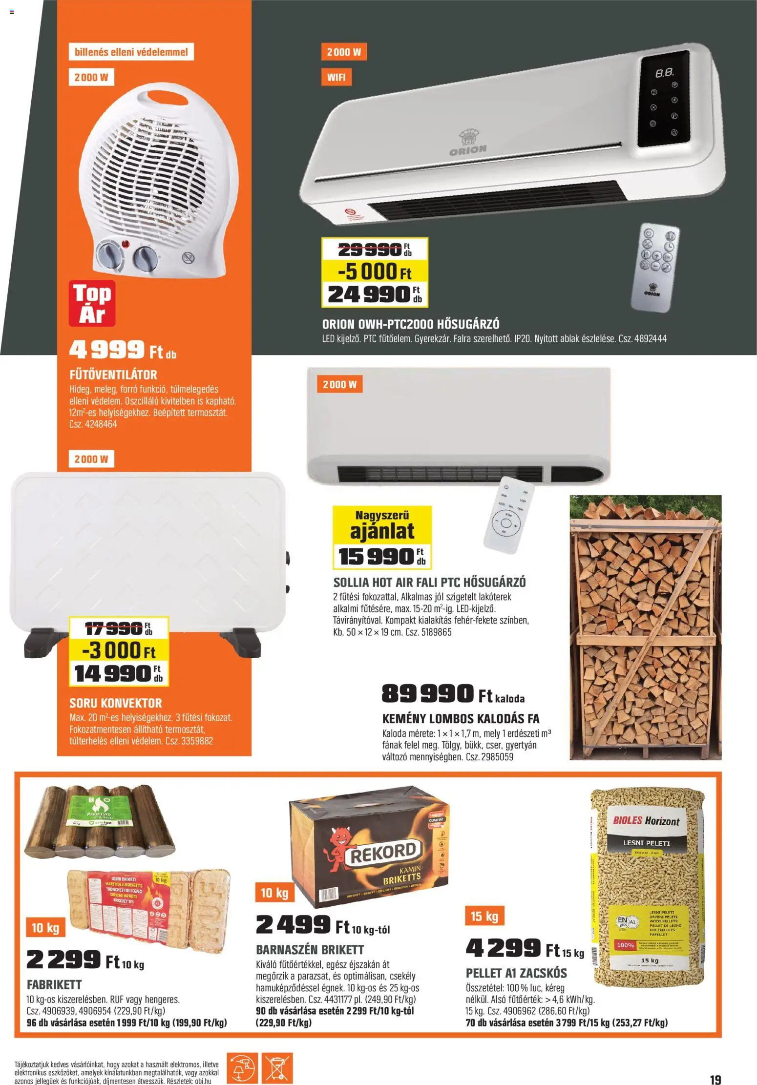 OBI akciós ujság - amely érvényes a következő dátumtól: 30.12.2025 | Oldal: 19 | Termékek: Ablak, Hősugárzó, Termosztát