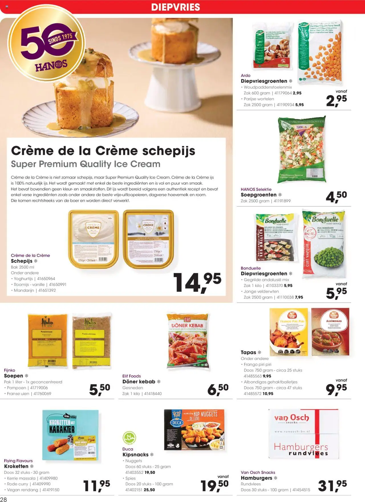 {H1} | Pagina: 28 | Producten: Pompoen, La, Rundvlees, Crème
