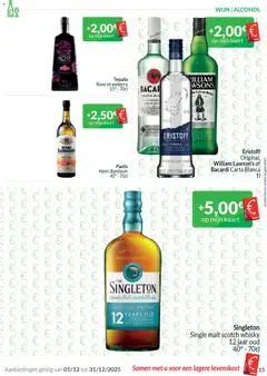 Intermarché - De decemberaanbiedingen  - Voorbeeld van een folder van Intermarché, geldig van 01.12.2025 | Pagina: 15 | Producten: Wijn, Alcohol, Lasagne tészta, Kaart